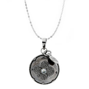 Bola de grossesse AJANG en argent patiné 925 - Collection Antik Bola Little Panda