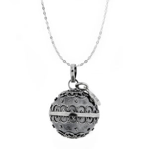 Bola de grossesse JAHA en argent patiné 925 - Collection Antik Bola Little Panda