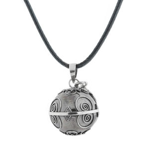 Bola de grossesse MAKA en argent patiné 925 - Collection Antik Bola Little Panda