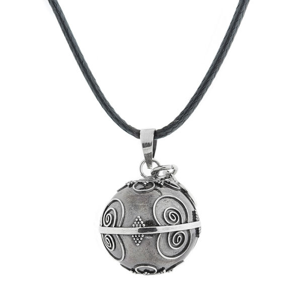 Bola de grossesse MAKA en argent patiné 925 - Collection Antik Bola Little Panda