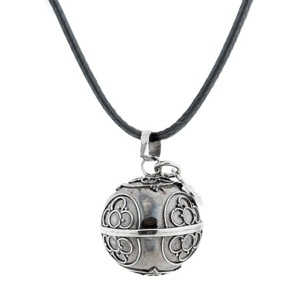 Bola de grossesse YOGYA en argent patiné 925 - Collection Antik Bola Little Panda