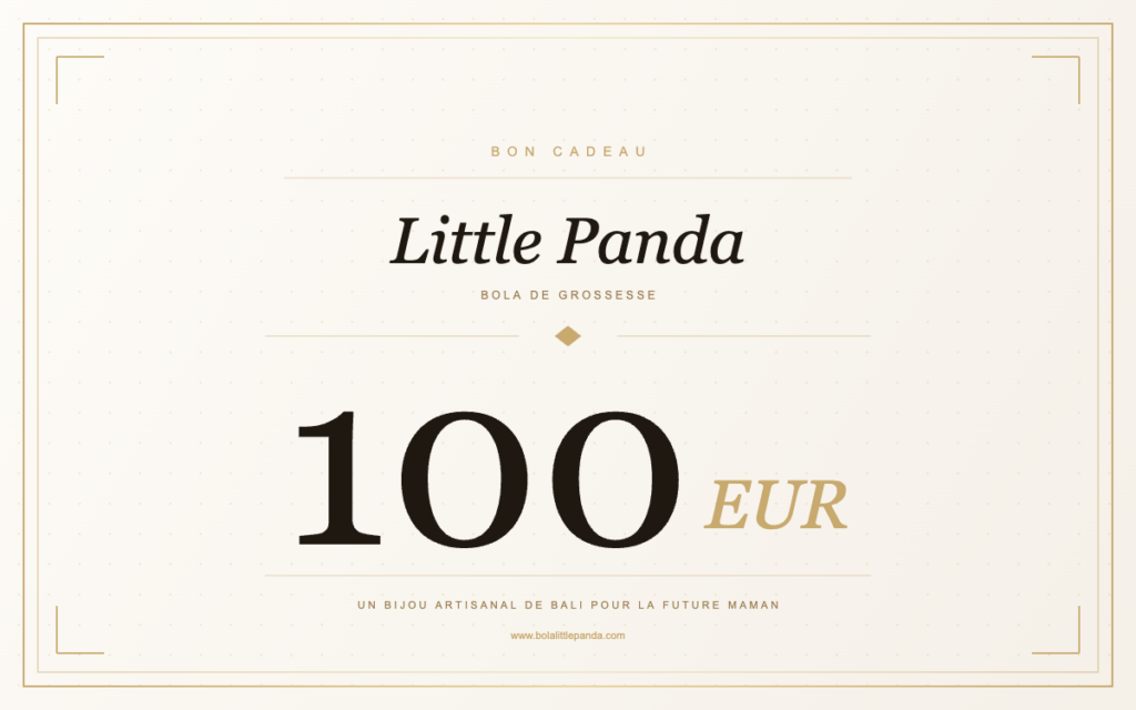 Bon cadeau Bola Little Panda — 100 EUR