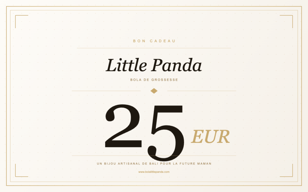Bon cadeau Bola Little Panda — 25 EUR