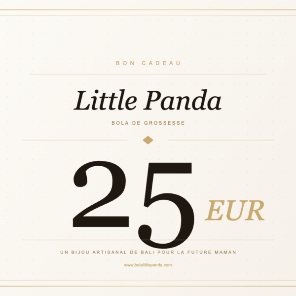 Bon cadeau Bola Little Panda — 25 EUR