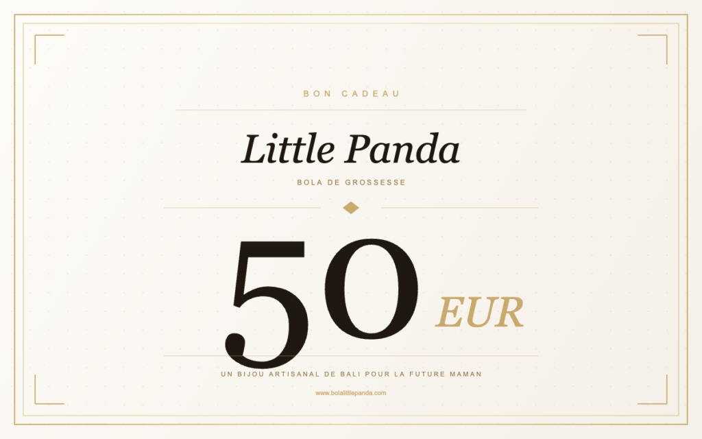 Bon cadeau Bola Little Panda — 50 EUR